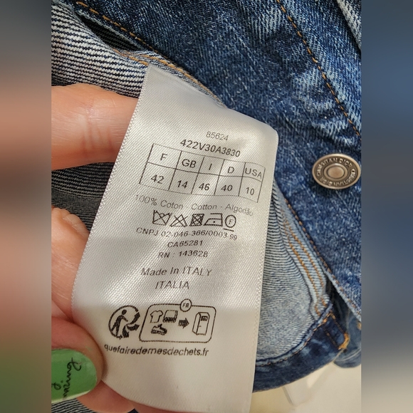 Christian Dior denim jacket, size 10 - Picture 7 of 13